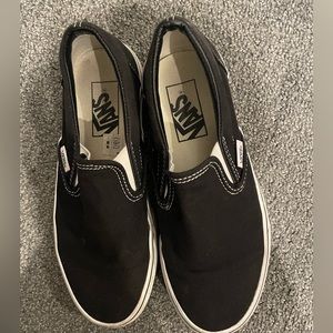 black slip on vans